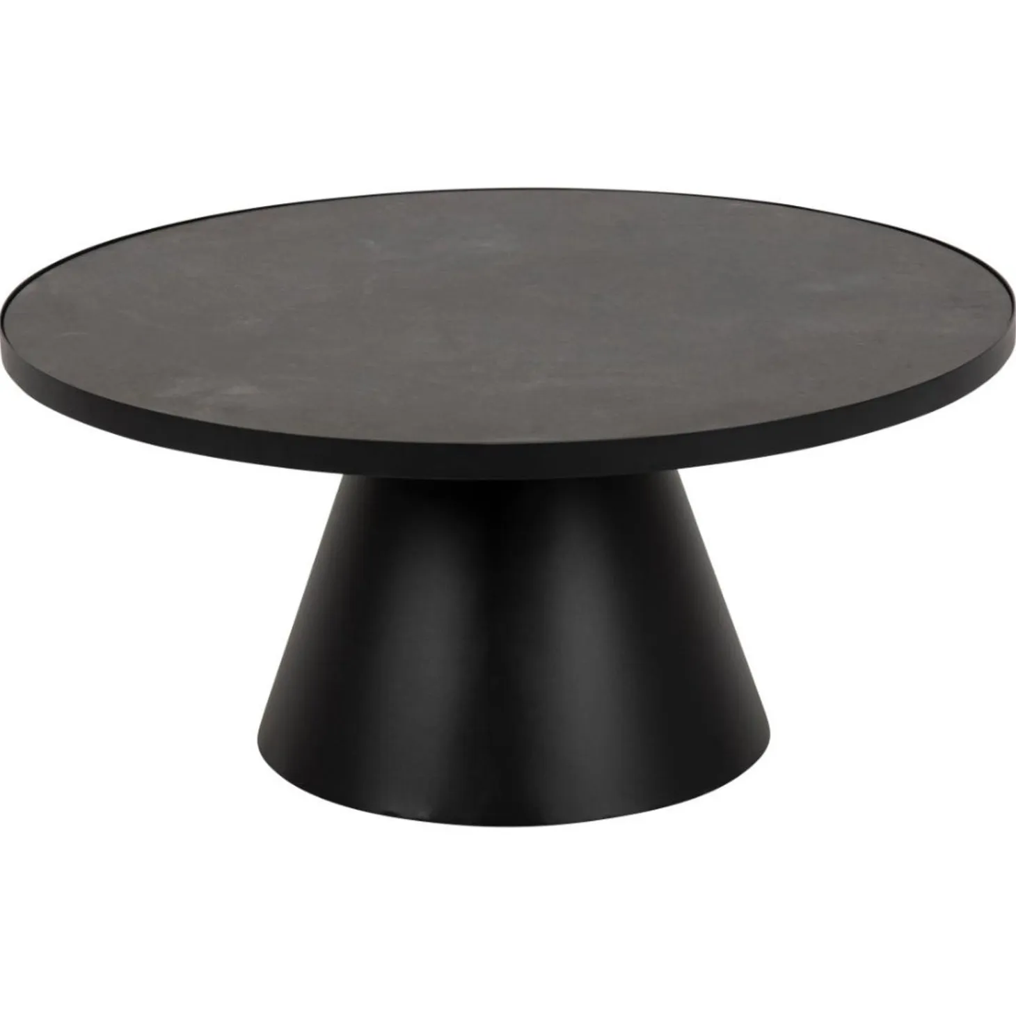 Vernon Soffbord Rund 86 cm Svart