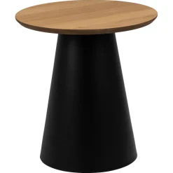 Vernon Soffbord Rund 45 cm Svart