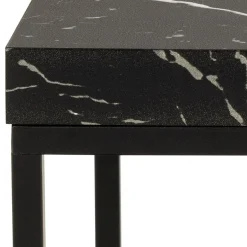 Vesterbro Soffbord 40x40 cm Svart Marquina