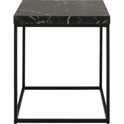 Vesterbro Soffbord 40x40 cm Svart Marquina