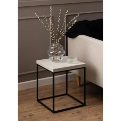 Vesterbro Soffbord 40x40 cm Travertin