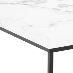 Vesterbro Soffbord 60x60 cm Vit Carrara