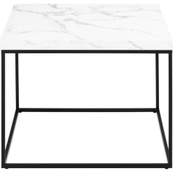 Vesterbro Soffbord 60x60 cm Vit Carrara