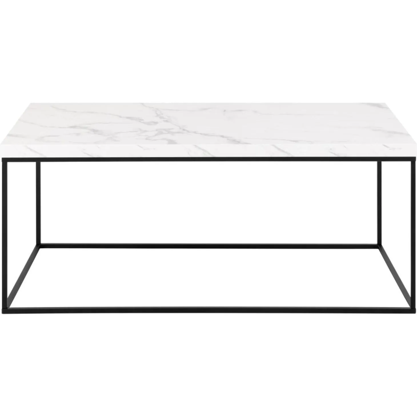 Vesterbro Soffbord 110x55 cm Vit Carrara