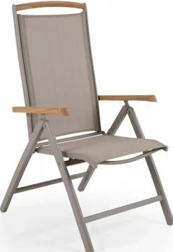 Vevi Matgrupp 230x95 cm Khaki ink 6st Andy Positionsstolar