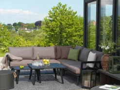 Villac 1-Sits Modul Svart/Beige