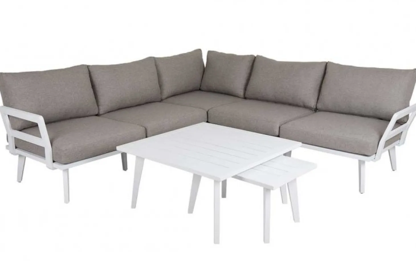 Villac 2-Sits Modul Vit/Beige