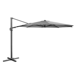 Vinovo Frihängande Parasoll Antracit/Grå, 350 cm