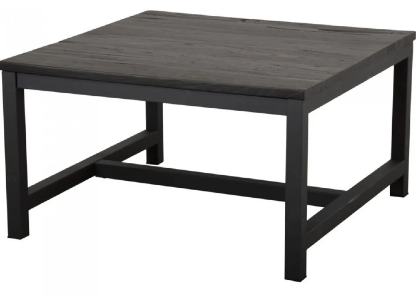 Vintage Lakrits Soffbord 80x80 Svart