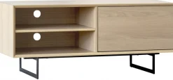 Vision TV-Bänk Vitpigmenterad Ek 120cm