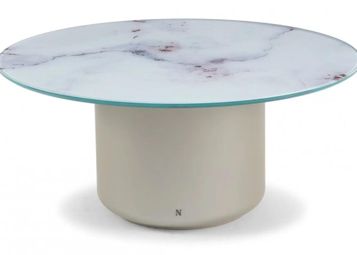 Voyage Soffbord 100 cm Gold & Glass
