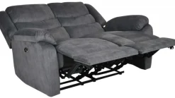 Winfield 2-Sits Reclinersoffa Grått Tyg