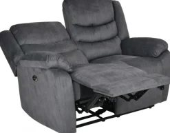 Winfield 2-Sits Reclinersoffa Grått Tyg