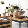 Zalongo Soffbord Teak/Grå Alu