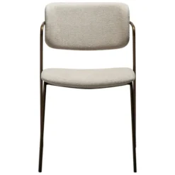 Zed Stol Cashmere bouclé, Antique Brass