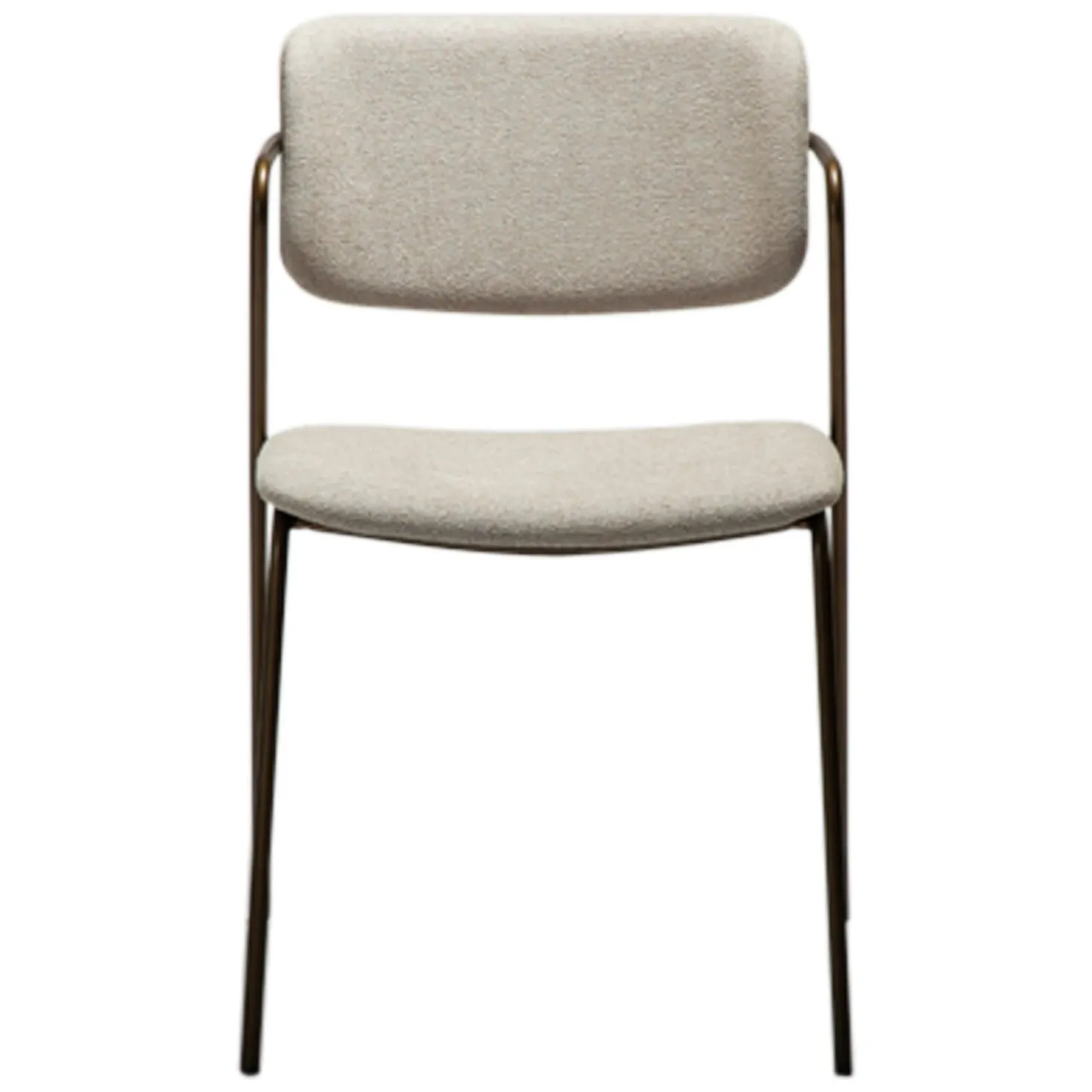 Zed Stol Cashmere bouclé, Antique Brass
