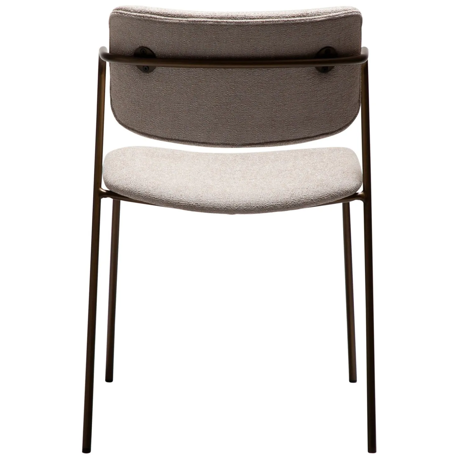 Zed Stol Cashmere bouclé, Antique Brass
