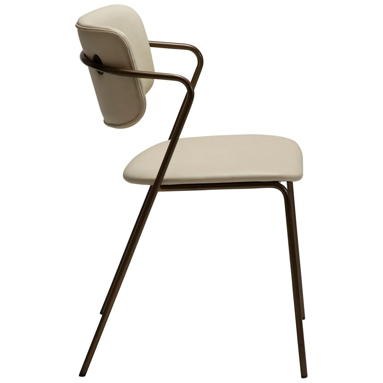 Zed Stol Frosted Almond Art.Leather