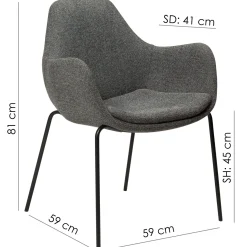 Zimmer Karmstol Pebble Green